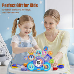 Fivoro gear toy makes an educational gift for birthdays and holidays.