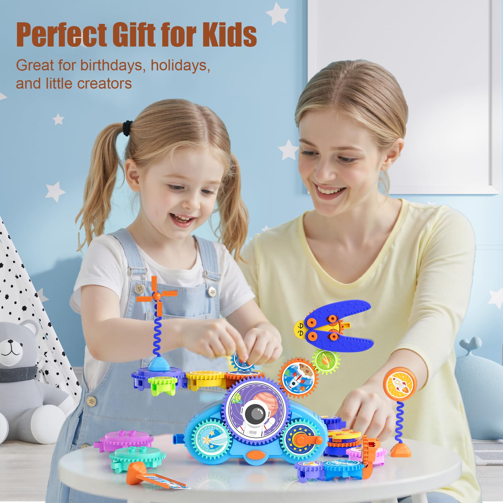 Fivoro gift-ready gear set ready for gifting to young builders