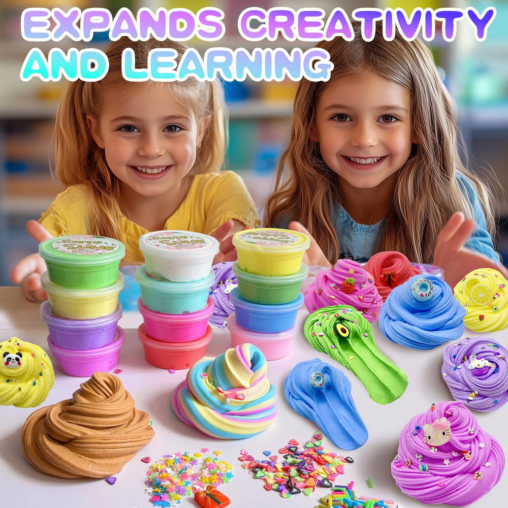 FJAZUFSA colorful slime colors spark party play and gifts