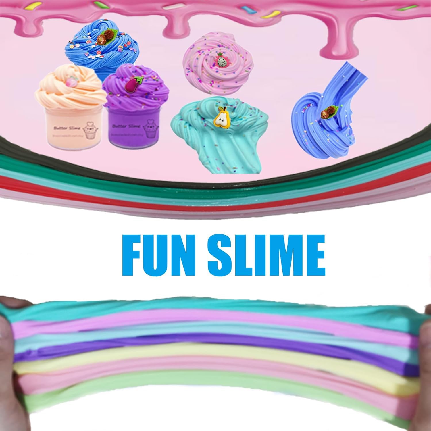 FJAZUFSA easy-clean slime stores well between sessions