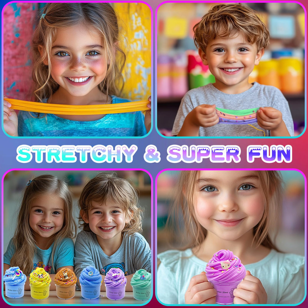 FJAZUFSA butter slime with non-sticky texture ideal for crafts