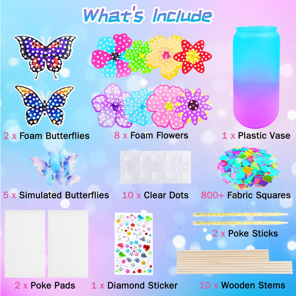 FJBICODA poke art butterflies add playful accents to craft projects