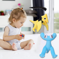 FJFFJF rainbow plush with funny design, ideal for imaginative play.