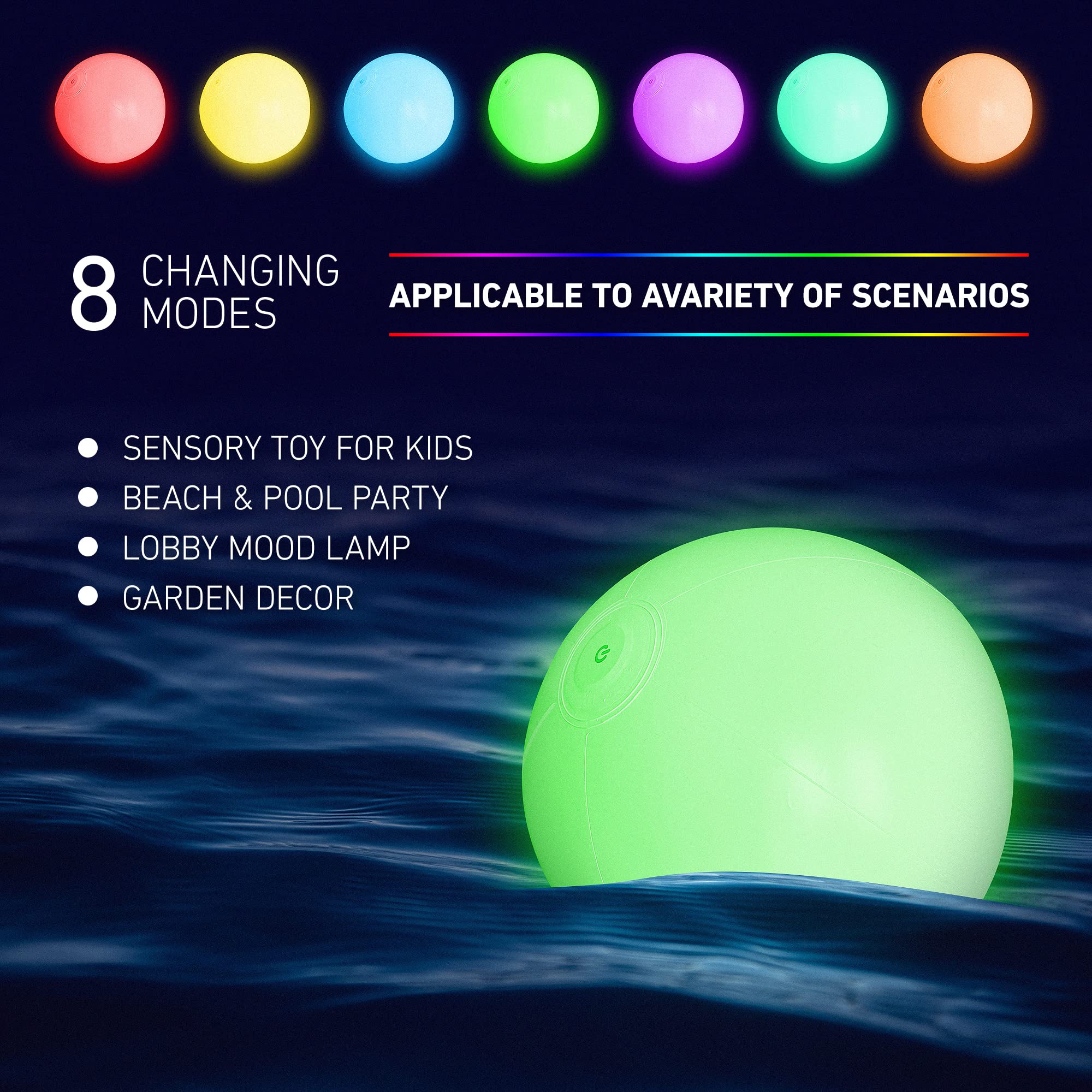 FLAMDYNO IP67 waterproof PVC construction withstands beach and pool adventures.