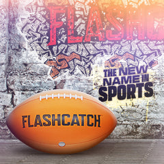 FlashCatch light-up football includes spare batteries