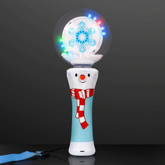 FlashingBlinkyLights Snowman-handle Wand adds playful charm to parties