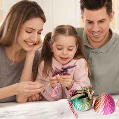 Flavery dragon egg close-up shows vivid colors and detailed features for online shoppers.