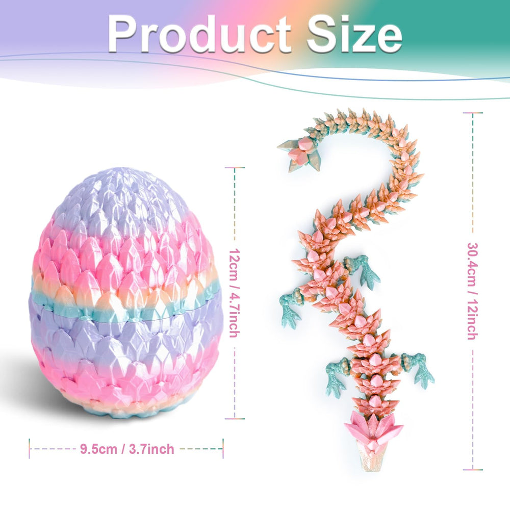 Flavery dragon egg open design encourages imaginative play for kids.