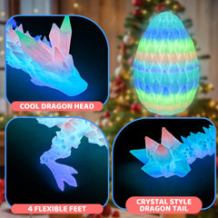 Flavery dragon egg display-ready, great festive decor.