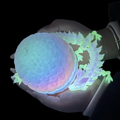 Flavery dragon egg glow enhances workspace ambiance and focus.