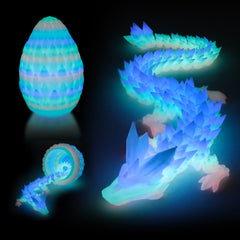 Flavery dragon egg large decor for shelves or desks, eye-catching display piece.