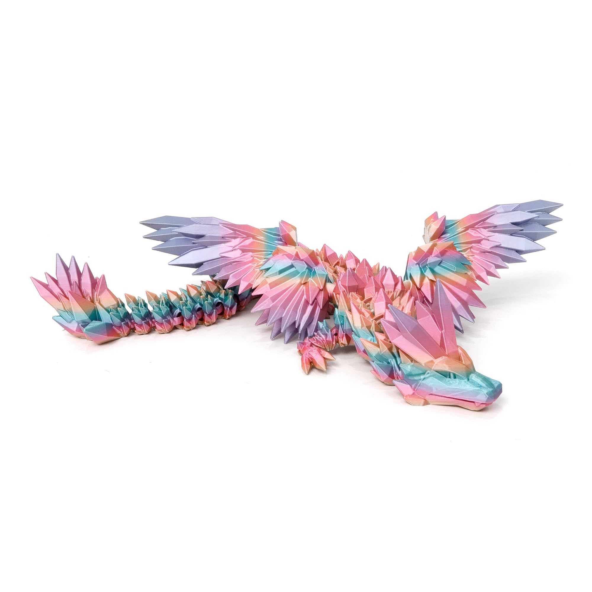 Flavery home decor dragon display adds fantasy charm to any room.