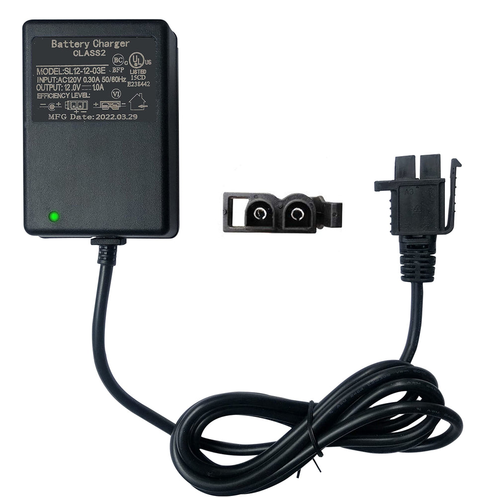 FLHFULIHUA 12V kids car charger front view for safe ride-on charging