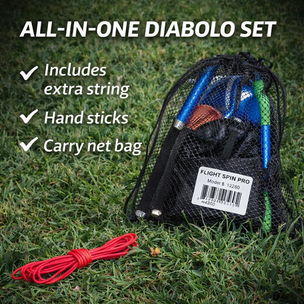 Flight Pro Diabolo blue model suited for players from beginners to pros.