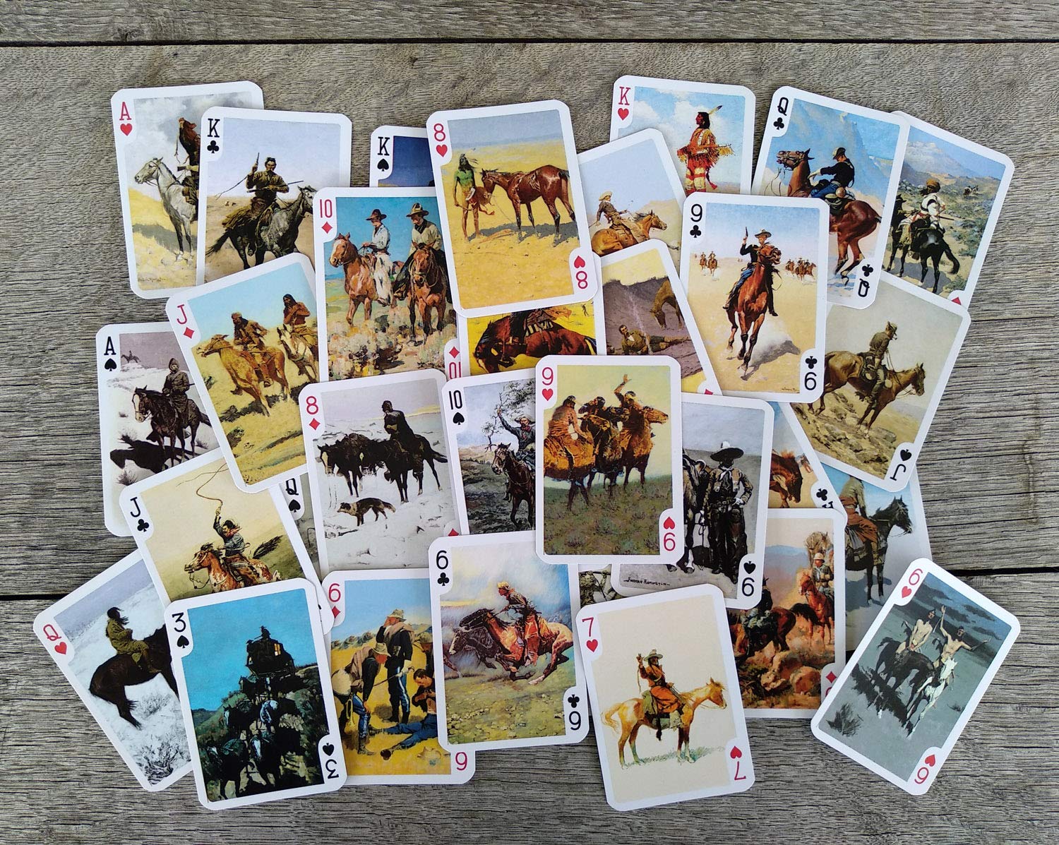 FLONZGIFT Wild West deck packaging highlights a gift-ready design for holidays or special occasions.