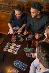 Sagrada dice-bag keeps components organized during gameplay by Floodgate