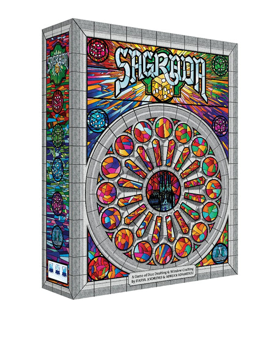 Floodgate Sagrada dice drafting in action, boosting family strategy and replayability
