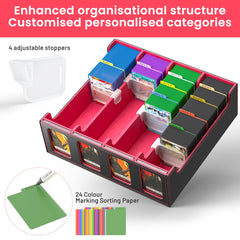 Flooyes 24 color dividers help organize by set or rarity
