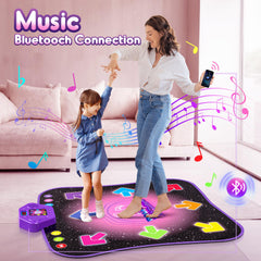 Flooyes Bluetooth-enabled dance pad connects to personal music for dancing