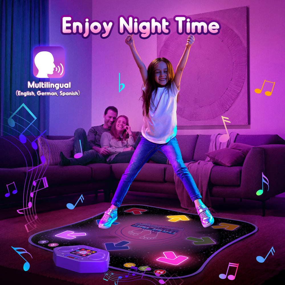 Flooyes non-slip base keeps kids safe during energetic routines