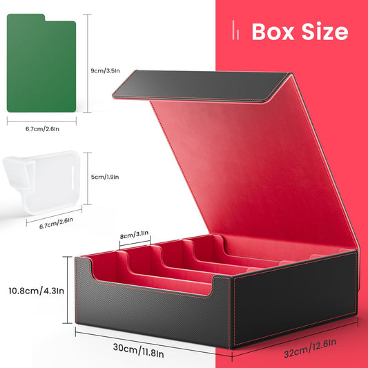 Flooyes deck box showcases 3200+ capacity for large collections