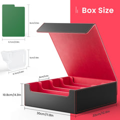 Flooyes deck box showcases 3200+ capacity for large collections