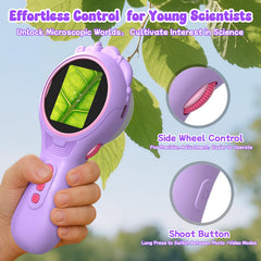 Flooyes side wheel enables quick magnification changes.