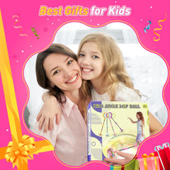 Flooyes Skip Ball compact travel case makes outdoor play easy.