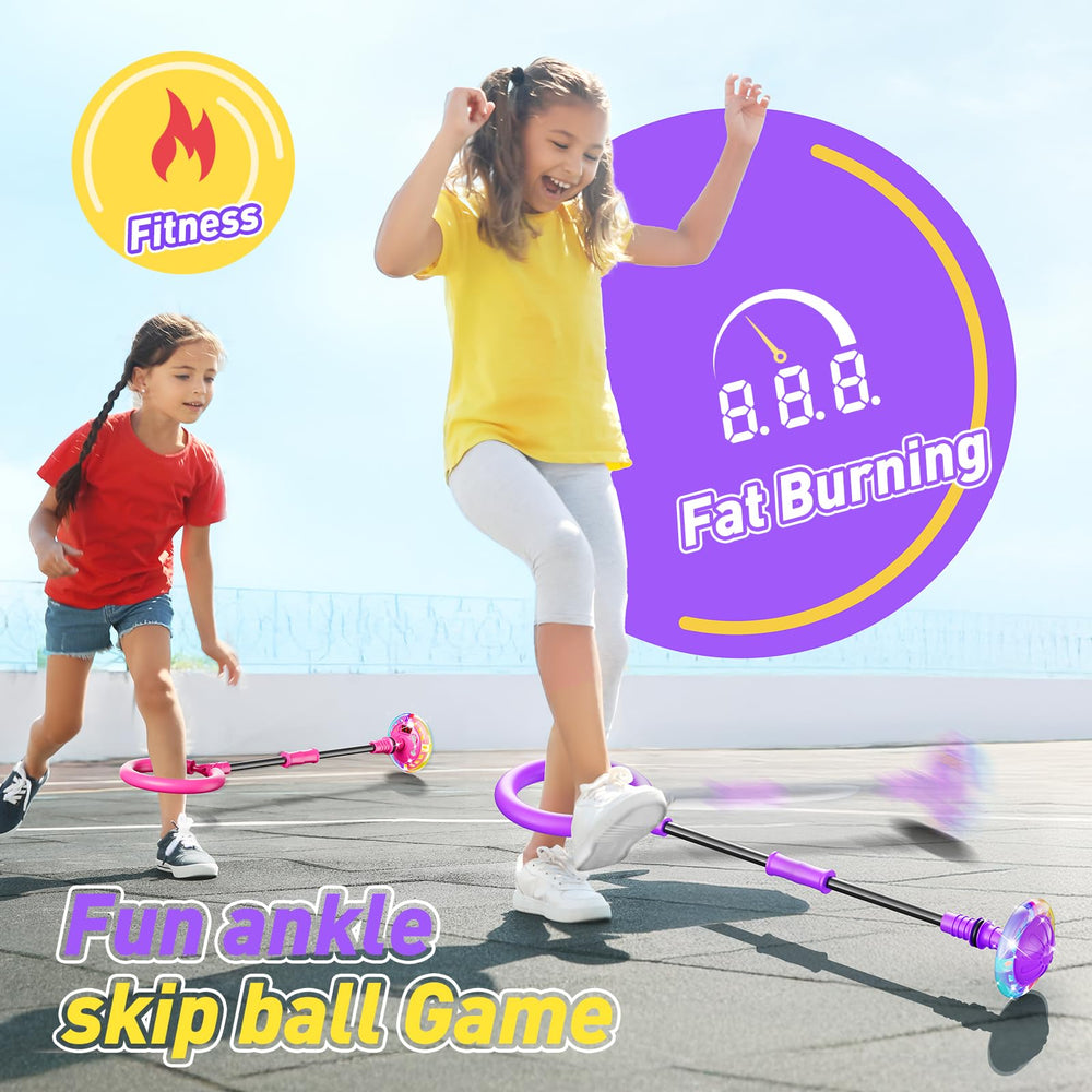 Flooyes skip ball soft EVA handle ensures comfortable play