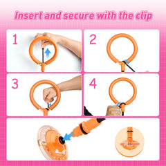 Flooyes Skip Ball strengthened PVC rope for durable jumping actions.