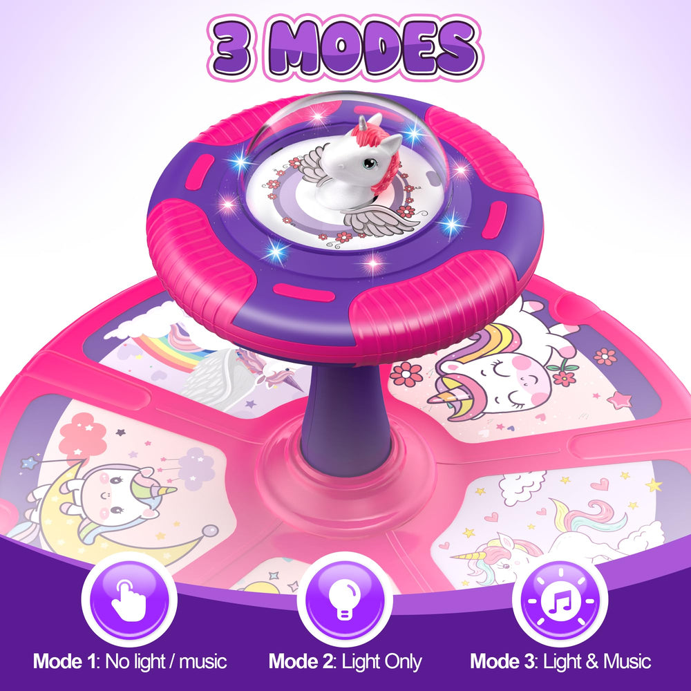 Flooyes Unicorn Sit and Spin built for safety and durability during rambunctious sessions