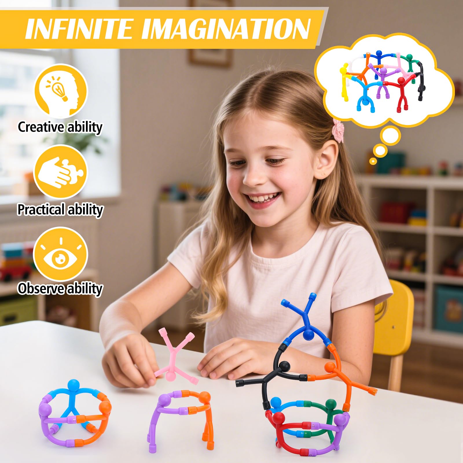 FloraSea fridge-magnet-figurines enhance decor and learning through shape play