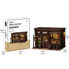 FLTRXCE Tiny stools and shelves add authentic seating and display options.