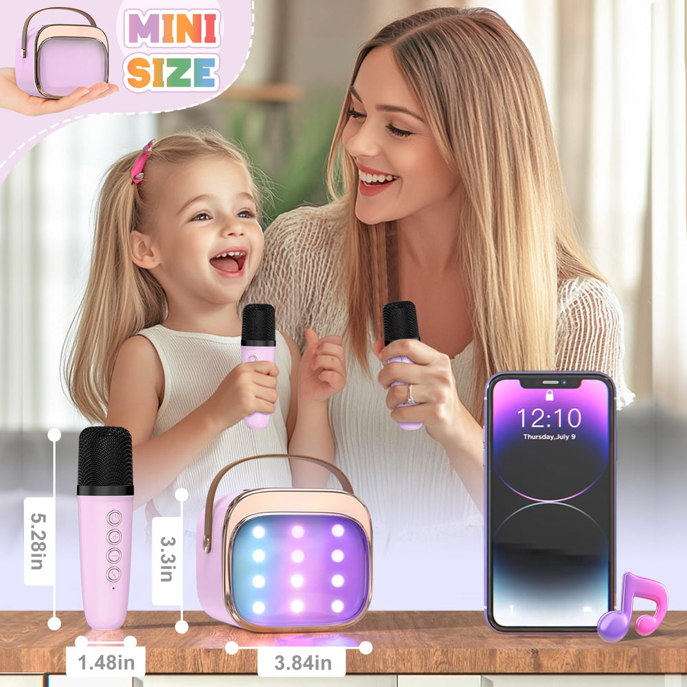 FLUESTON gift-ready karaoke system for kids and families.