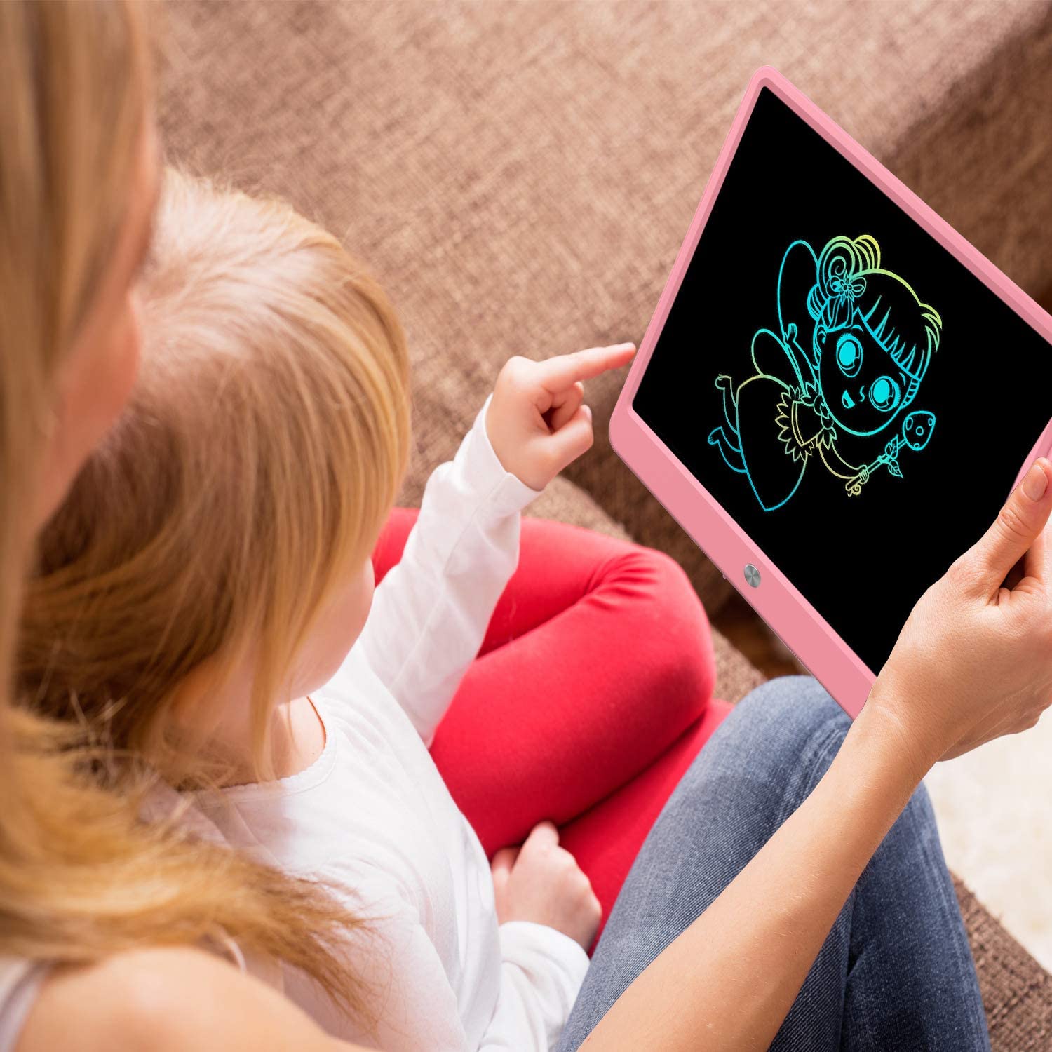 FLUESTON 15-inch tablet with lock and save feature for doodles