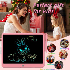 FLUESTON pink LCD board ideal for travel and road trips