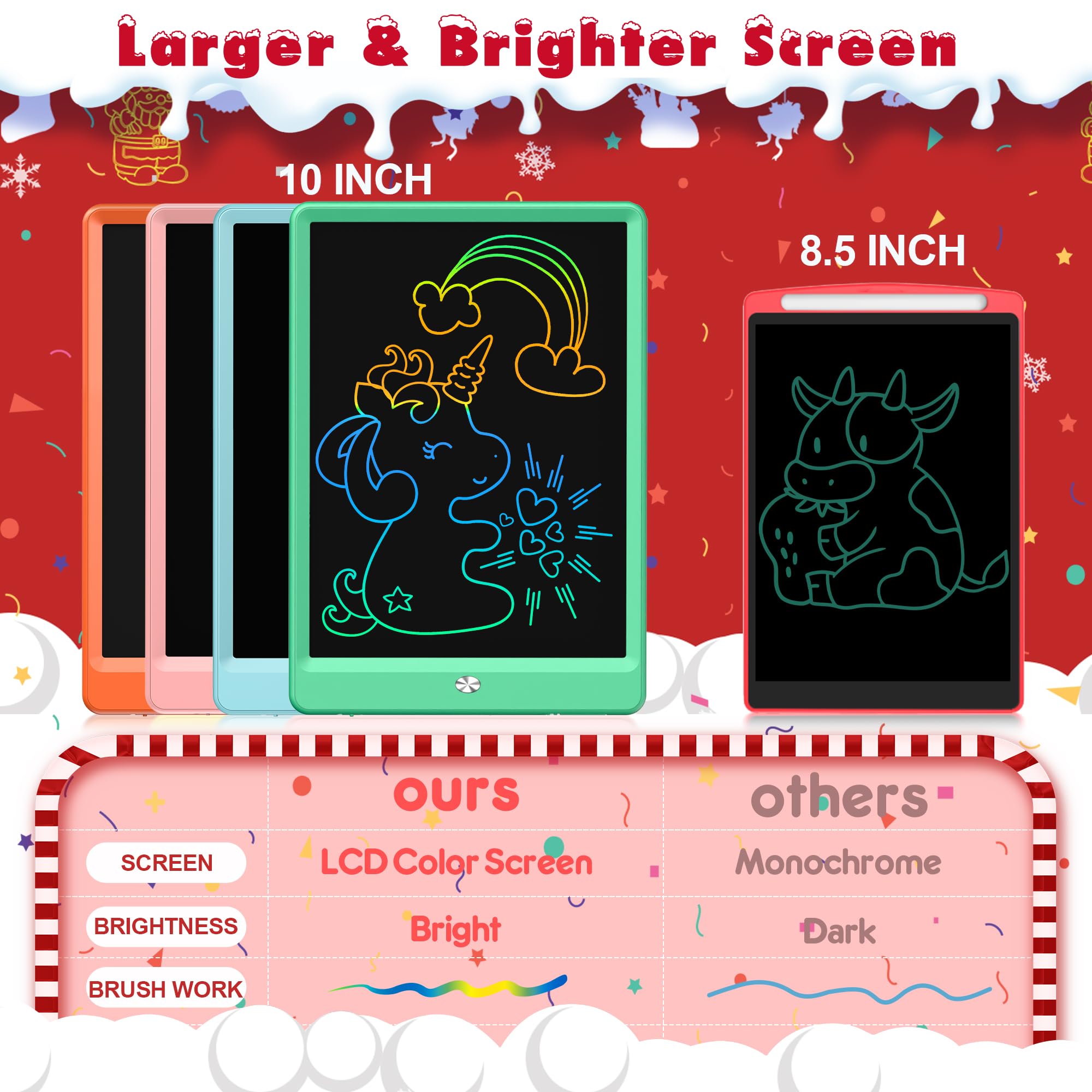 FLUESTON Travel-friendly doodle board; great for car and plane activities.