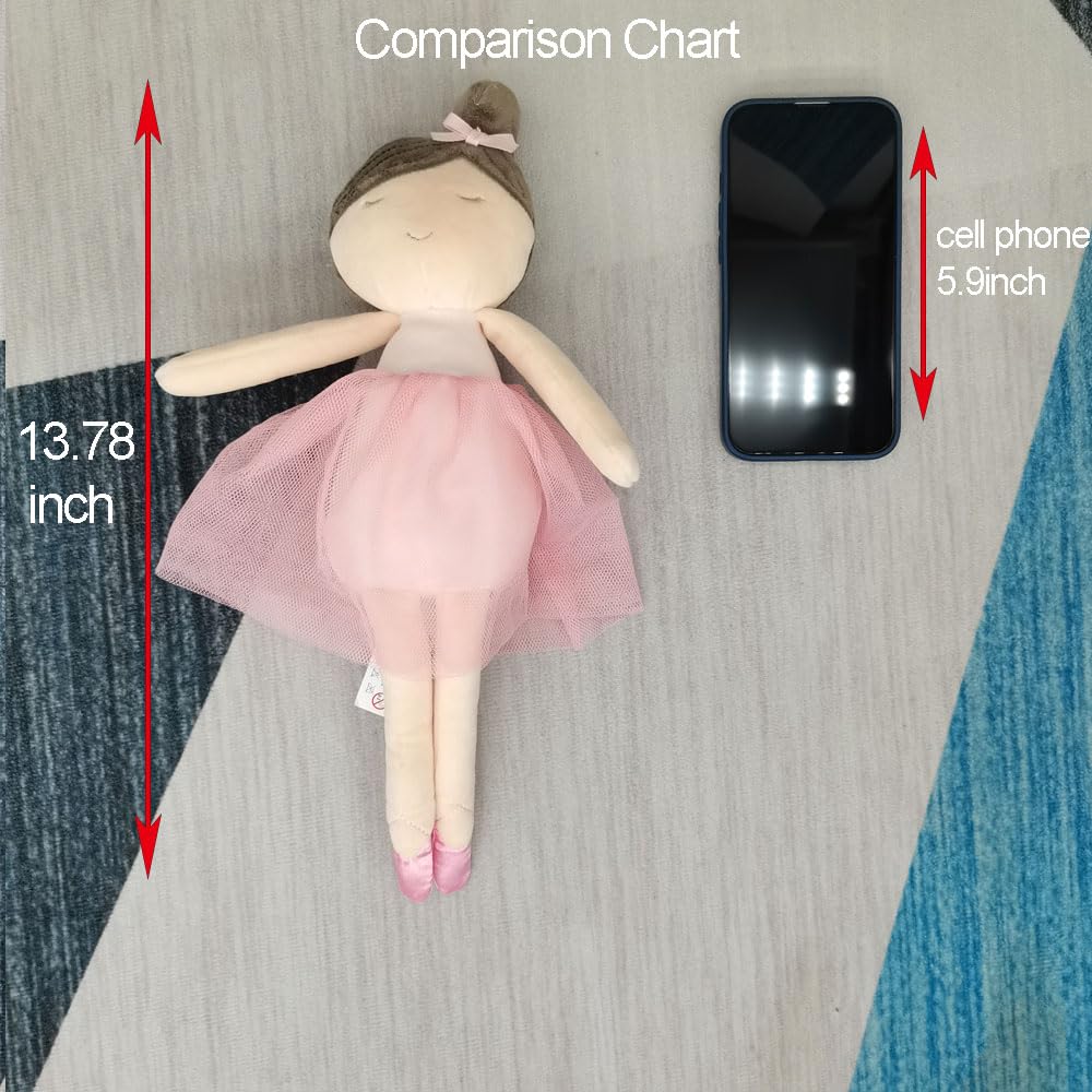 FLUFFYFUN Baby Doll Soft Stitch Details – durable look for daily pretend play