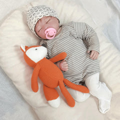 FLUFFYFUN orange-fox-toy machine-washable for easy cleaning and maintenance.
