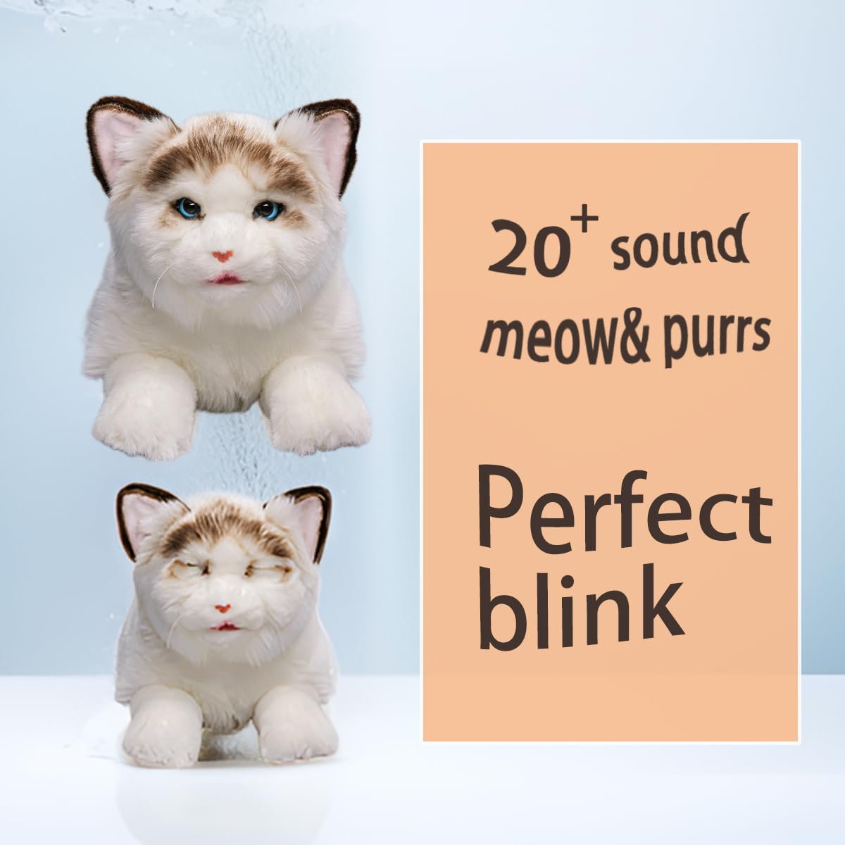 FLUFFYFUN Premium soft fur with reinforced stitching supports durable cuddling