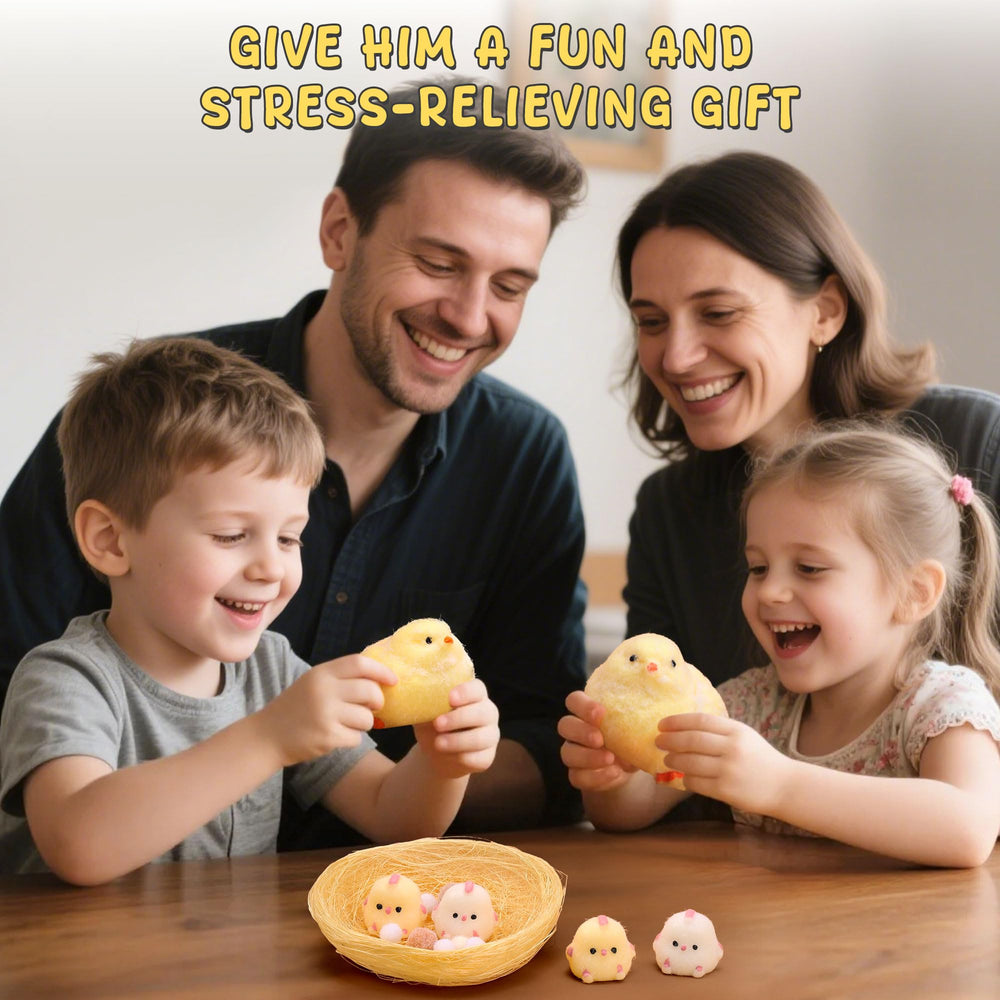 FlufiFiea chicks in varying sizes for versatile play