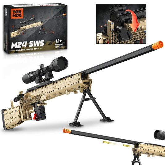 Fluorspar Blaster M24 model, front view, showcasing precise 1:1 accuracy for collectors.
