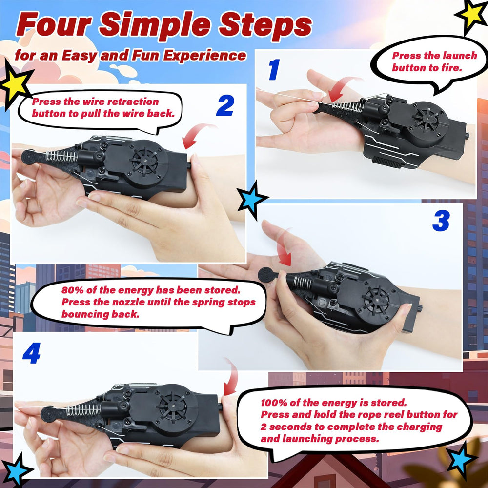 Flustime Spider Web Suction Cups attach to glass or metal for wall stunts.