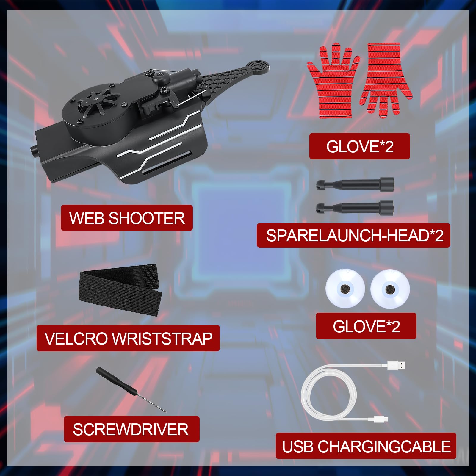 Flustime Spider Web Toy packaging keeps components organized and ready.