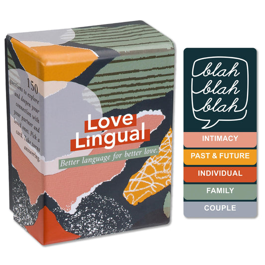 FLUYTCO Love Lingual original card game cover shows portable date night access