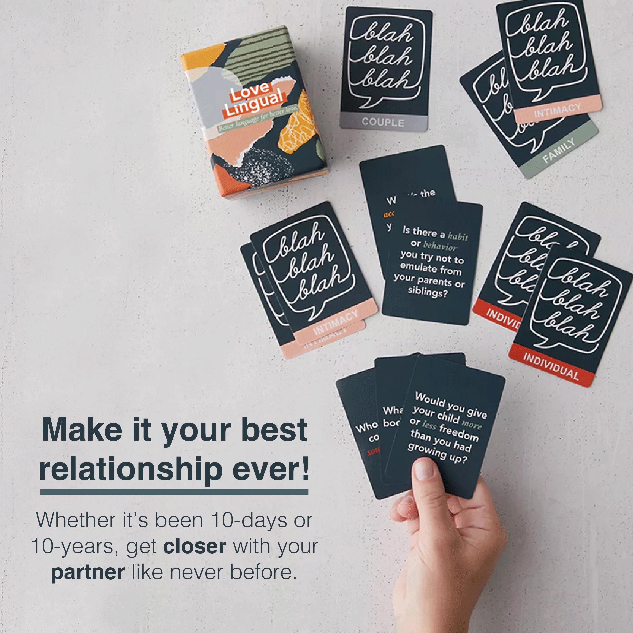 FLUYTCO Love Lingual question cards spark honest, fun conversations