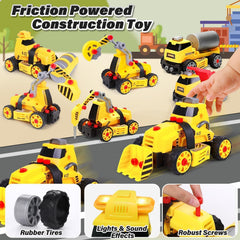 FLY2SKY excavator build highlighting STEM-inspired construction