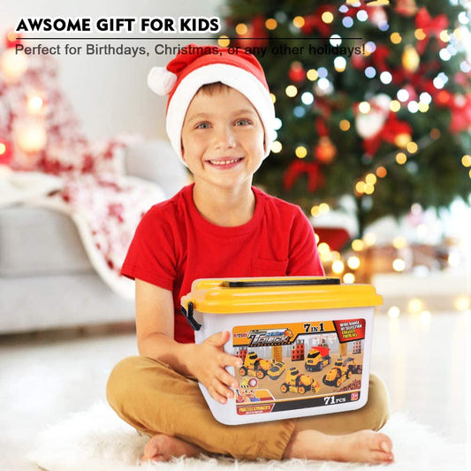 FLY2SKY truck with lights and sounds in action for interactive play