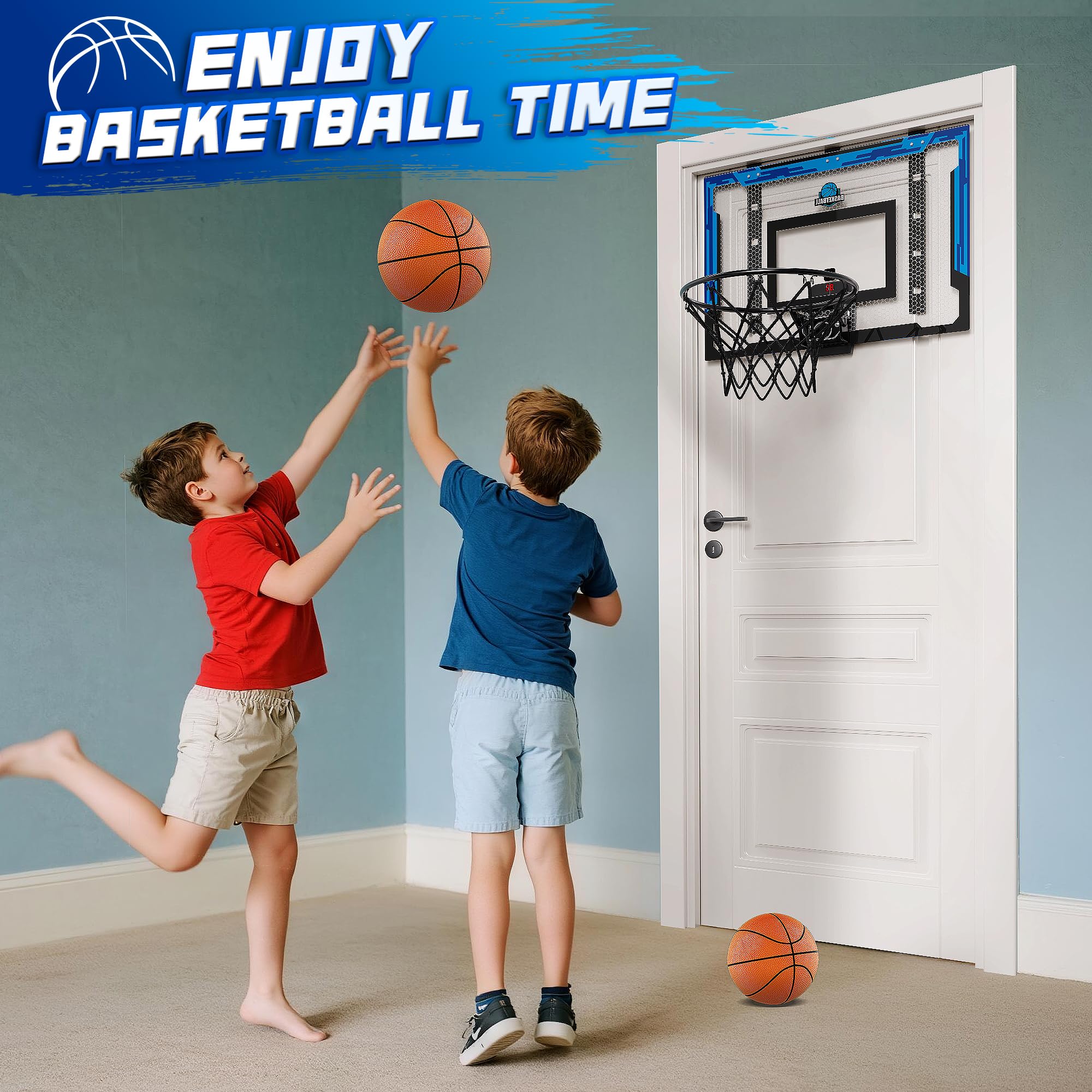Flybakiz hoop supports realistic shots with up to 60-degree angle.