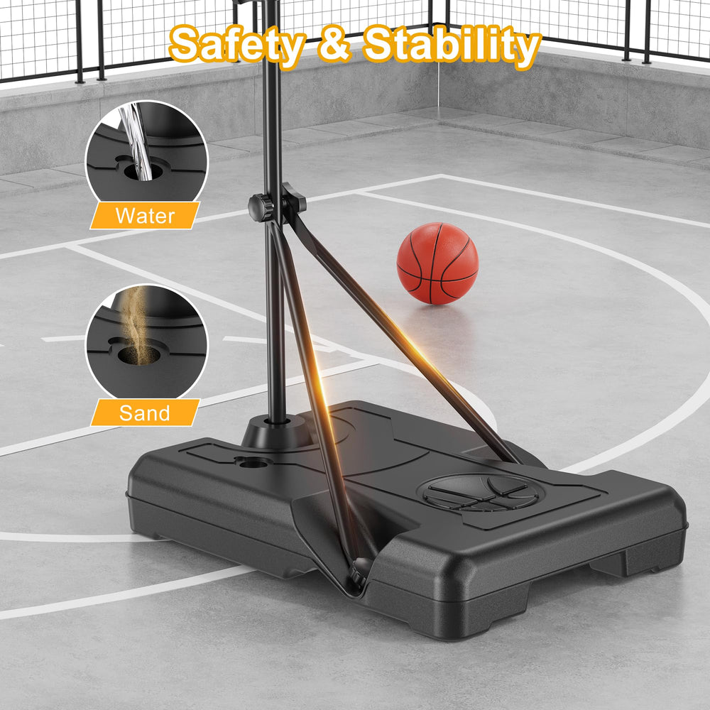 FlyBakiz kids basketball hoop easy setup and durable play in any space.